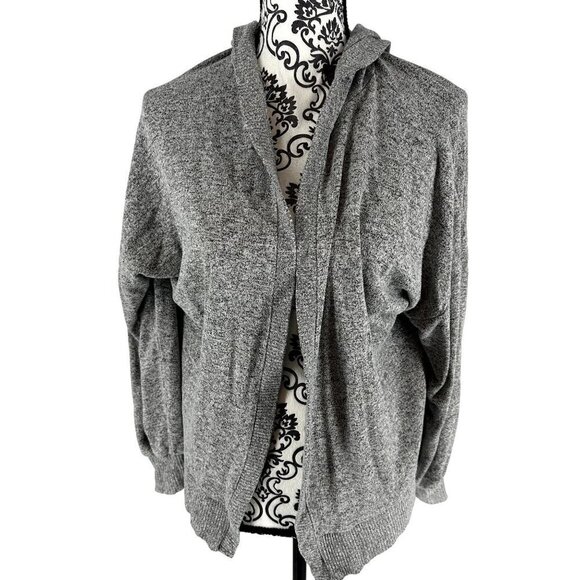 American Eagle Gray Open Swing Sweater Cardigan Size M Viscose Blend - Picture 1 of 10